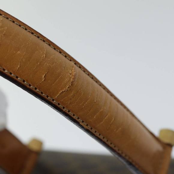 CELINE Macadam Canvas Hand Bag PVC Brown Auth 76088 - Picture 9 of 16